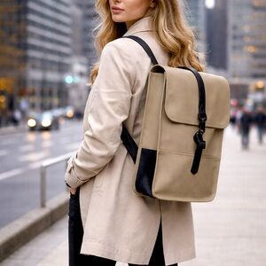 Rains Backpack Womens Tan Sand Mini W3 Waterproof
Travel 13020 Everyday Work